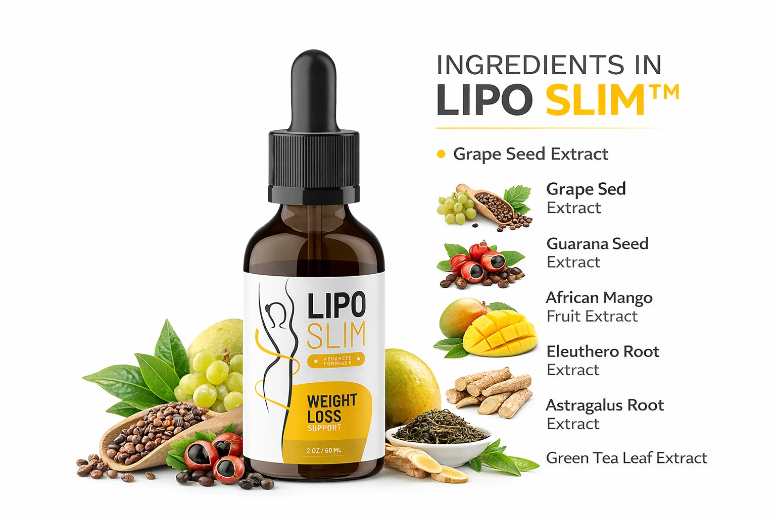 Lipo Slim Natural Weight Management Supplement